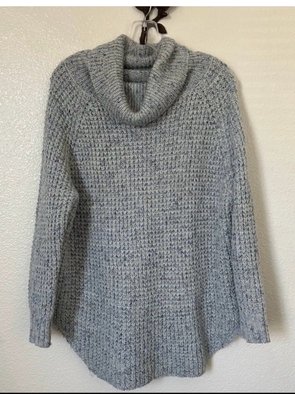 Free People Chunky Knit Wool Blend Relaxed Fit Sweater ~S